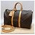 Louis Vuitton Borsa da Viaggio Monogram Bandoulière Keepall Borsa a Spalla Marrone - vista 2