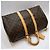 Louis Vuitton Borsa da Viaggio Monogram Bandoulière Keepall Borsa a Spalla Marrone - vista 3