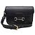 Horsebit 1955 Gucci Piccola borsa a tracolla morbida in pelle di vitello nera con mors Nero