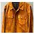 Tom Ford Giacca Trucker in Camoscio e Cashmere Arancione - vista 3