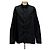 Prada Giacca-camicia con logo Triangle in Re-Nylon Argento