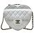 Chanel Borsa Heart Large in agnello bianco