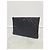 Chanel Clutch Classic Large in Caviar Nero Argentato con Chip Interno - vista 2