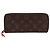 Louis Vuitton Cartera Larga para Mujer Monogram Clemence Zipper Negro