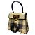 Salvatore Ferragamo Iconica borsa tote in rafia Gancini con manico e tracolla Marrone