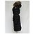 Moncler Chloé Damen Daunenlangmantel mit Fuchsfell Schwarz - Ansicht 4