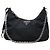 Prada Borsa Hobo in Re-Nylon con Logo Triangolo Argento Nero Re-Edition