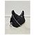 Prada Borsa Hobo in Re-Nylon con Logo Triangolo Argento Nero Re-Edition - vista 3