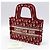 Dior Mini borsa tote Oblique Book Tote Rosso - vista 2