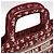 Dior Mini borsa tote Oblique Book Tote Rosso - vista 6