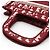 Dior Mini borsa tote Oblique Book Tote Rosso - vista 7