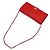 Chanel Clutch e borsa a tracolla in agnello con catena Rosso - vista 4
