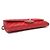 Chanel Clutch e borsa a tracolla in agnello con catena Rosso - vista 7