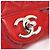 Chanel Clutch e borsa a tracolla in agnello con catena Rosso - vista 8
