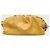 Bottega Veneta Sac bandoulière Dumpling en cuir caramel avec chaîne dorée Marron - vue 5