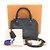 Louis Vuitton Borsa Tote e a tracolla Alma BB in Monogram Empreinte Nero - vista 6