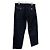 Prada Wide Leg Jeanshose mit Chevron-Muster Schwarz - Ansicht 3