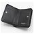 Saint Laurent Cartera Compacta Matelassé Monogram Negra Plateada Negro - vista 8