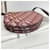 Dior Borsa a tracolla Christian Oblique Saddle Rosso - vista 4