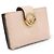 Fendi Tarjetero de acordeón en piel de becerro beige rosa Castaño - vista 2