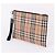 Burberry Vintage Check Fabric Strap Clutch Bag Brown - view 2