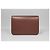 Burberry Borsa a tracolla in pelle marrone con logo TB - vista 3