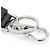 Prada Schwarzer Saffiano-Leder Schlüsselanhänger mit geteiltem Ring und Emaille-Logo - Ansicht 5