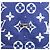 Louis Vuitton Monogram Gradient Kurzarm-T-Shirt Blau - Ansicht 6
