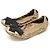 Louis Vuitton Ballerine Dolphin con dettaglio nastro stampa leopardata Marrone - vista 3