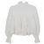 Chanel Größe White Cotton Blend Puff Sleeve Crop Knit Weiß - Ansicht 2