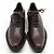 Prada Scarpe con lacci in pelle marrone da donna