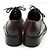 Prada Scarpe con lacci in pelle marrone da donna - vista 5