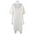 Hermès Vestido de punto de manga corta Blanco