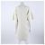 Hermès Vestido de punto de manga corta Blanco - vista 3