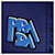 Falda Prada Azul  - vista 4