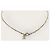 Chanel Collana a righe blu perla con logo CC - vista 5