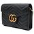 Gucci Borsa a tracolla Marmont Matelassé Nero - vista 2