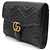 Gucci Clutch Marmont Matelassé Nero - vista 2
