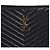 Saint Laurent Clutch con tracolla larga trapuntata Nero - vista 2