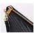 Saint Laurent Clutch con tracolla larga trapuntata Nero - vista 5