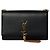Saint Laurent Borsa Kate con nappa Monogram e finiture dorate Nero