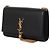Saint Laurent Borsa Kate con nappa Monogram e finiture dorate Nero - vista 2