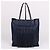 Tod's Navy Leder Schultertasche Medium mit Quasten-Dekoration Blau - Ansicht 5