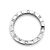 Bulgari Sterling Silver Keyring Silvery