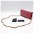 Prada Borsa Crossbody WOC in Saffiano rosa con catena dorata - vista 2