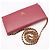 Prada Borsa Crossbody WOC in Saffiano rosa con catena dorata - vista 3