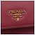 Prada Borsa Crossbody WOC in Saffiano rosa con catena dorata - vista 7
