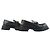 Gucci Mocassini con suola in tappeto e mors dorato Nero - vista 6