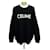 Céline Oversized Strickwolle mit Logo-Stickerei Silber