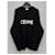 Céline Oversized Strickwolle mit Logo-Stickerei Silber - Ansicht 4